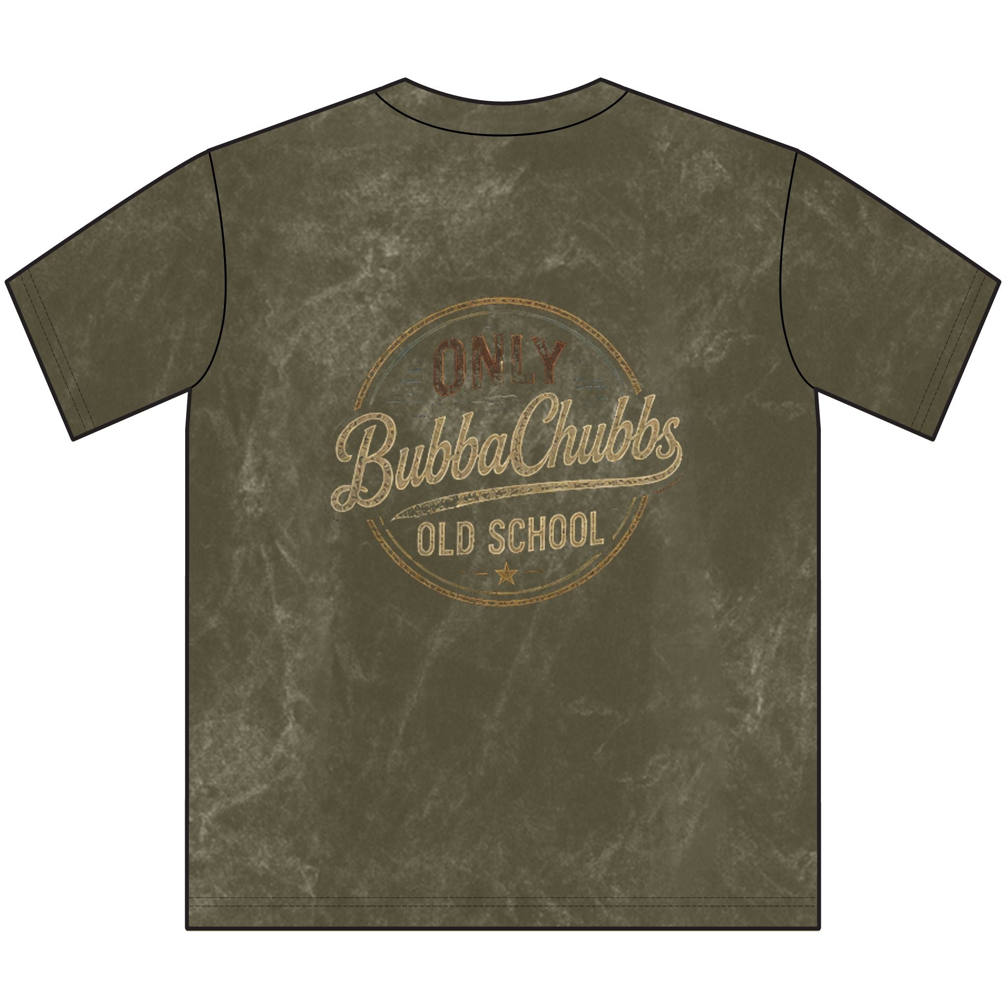 BubbaChubbs Vintage Crewneck Tee — T‑Shirt