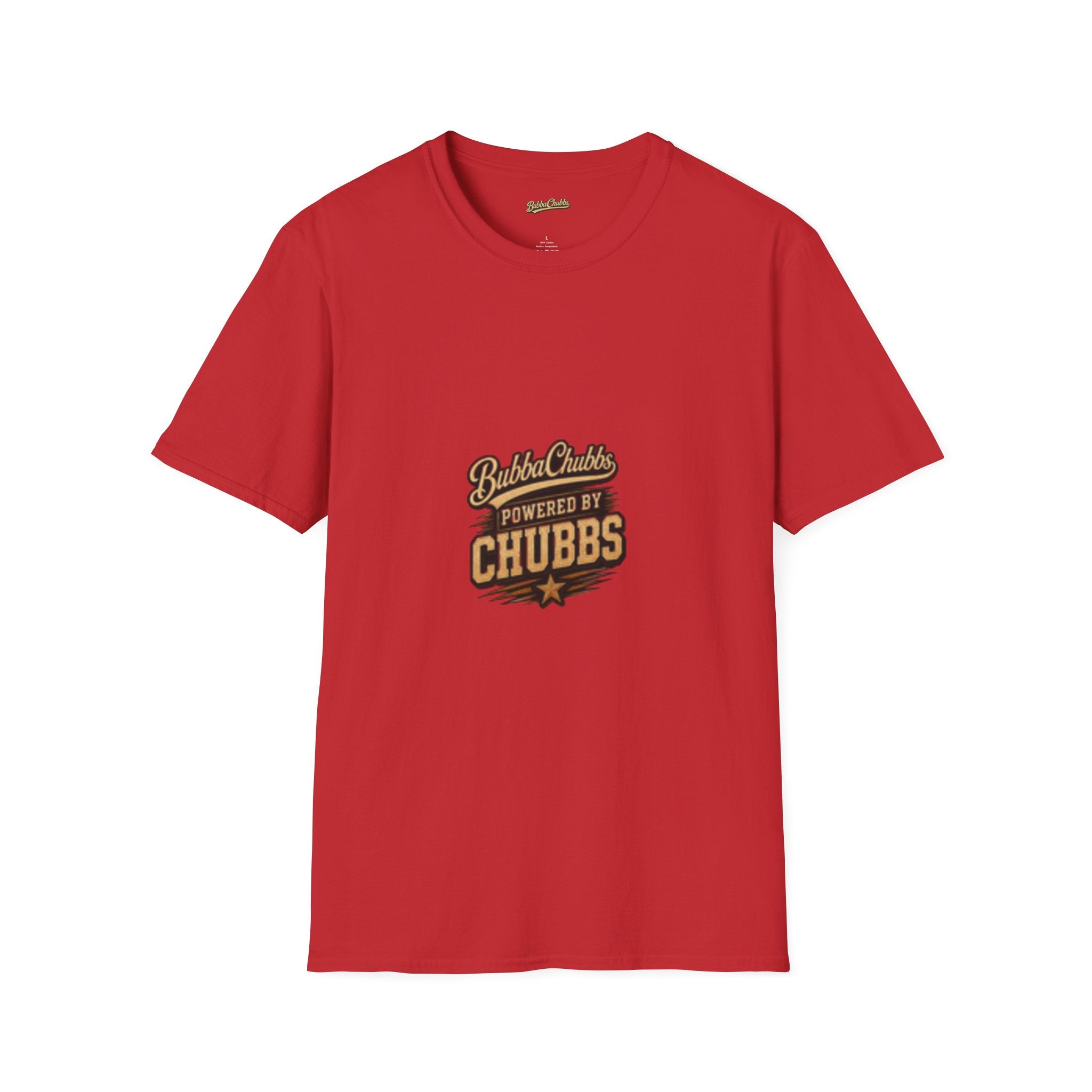 BubbaChubbs "Powered by Chubbs Built" T-Shirt