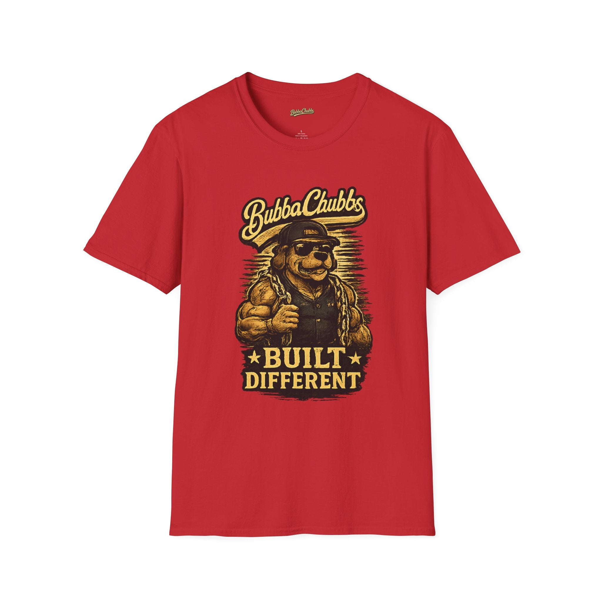 BubbaChubbs "Built Different" T-Shirt