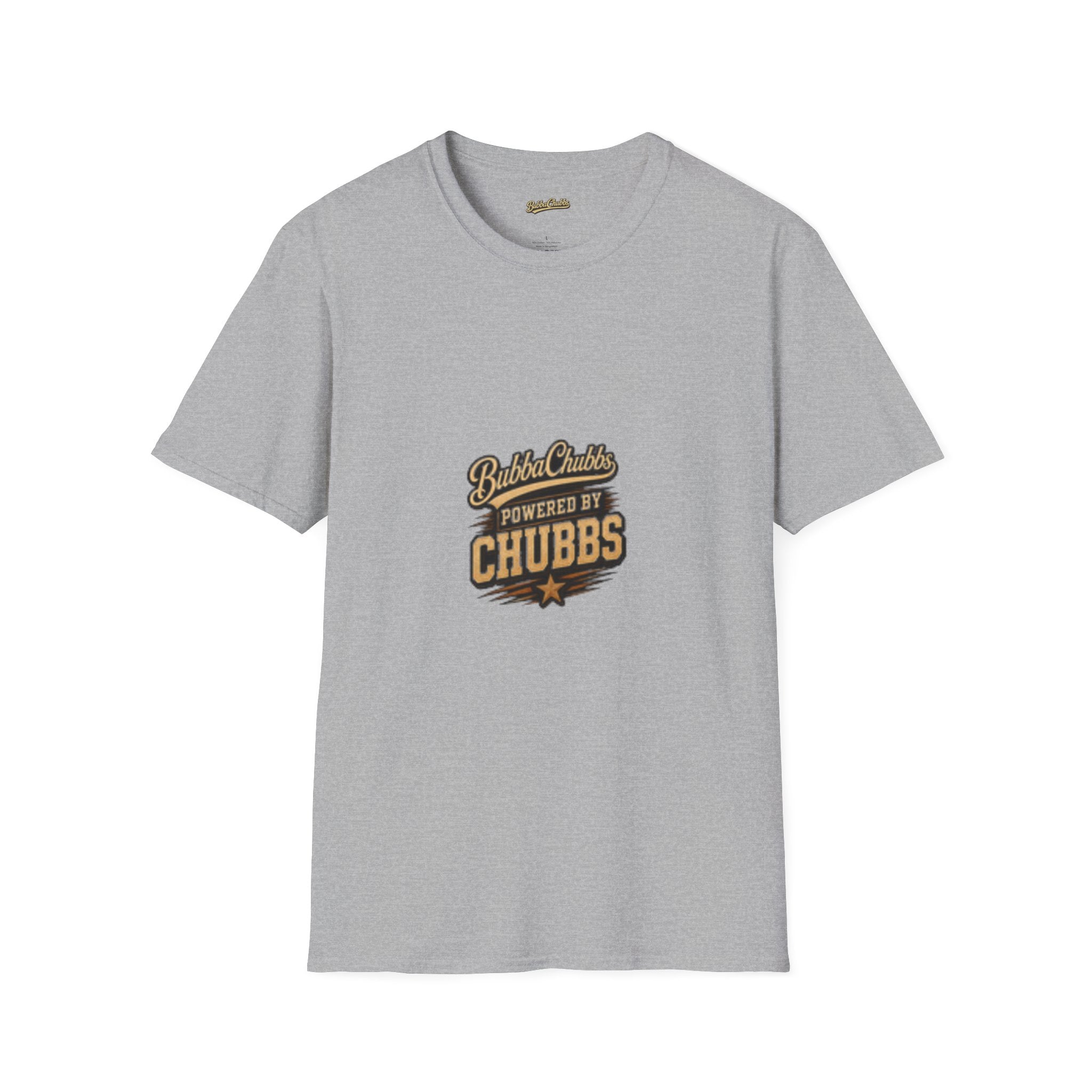 BubbaChubbs "Powered by Chubbs Built" T-Shirt