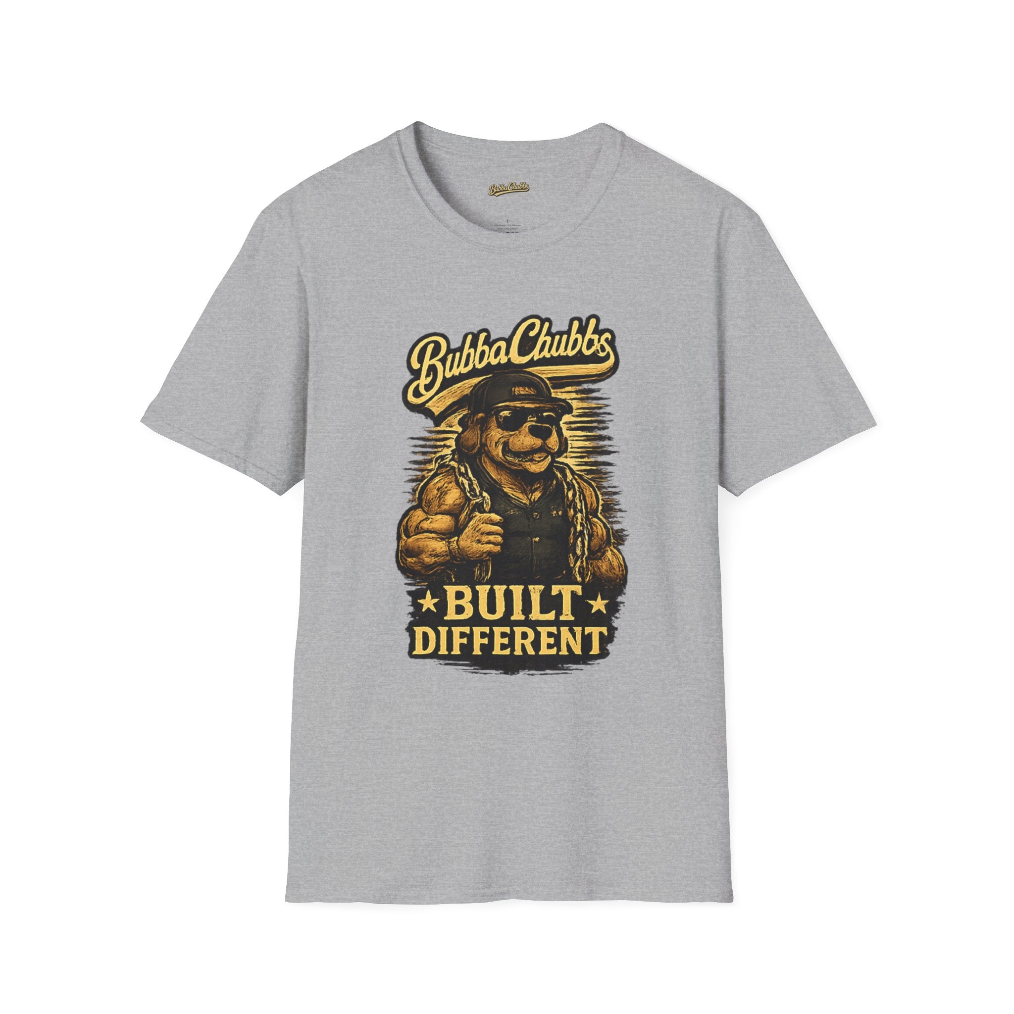 BubbaChubbs "Built Different" T-Shirt