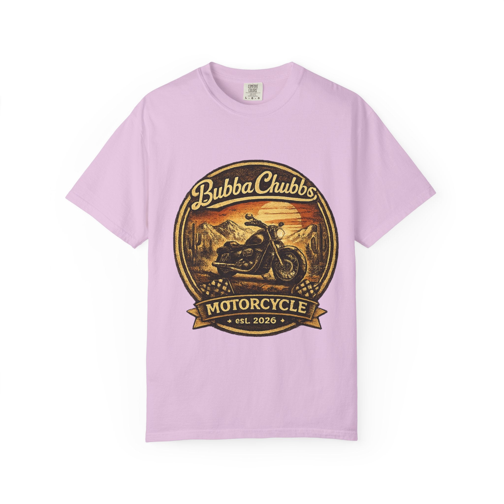 BubbaChubbs Tee —Motorcycle Main- Get Out, Stay Wild