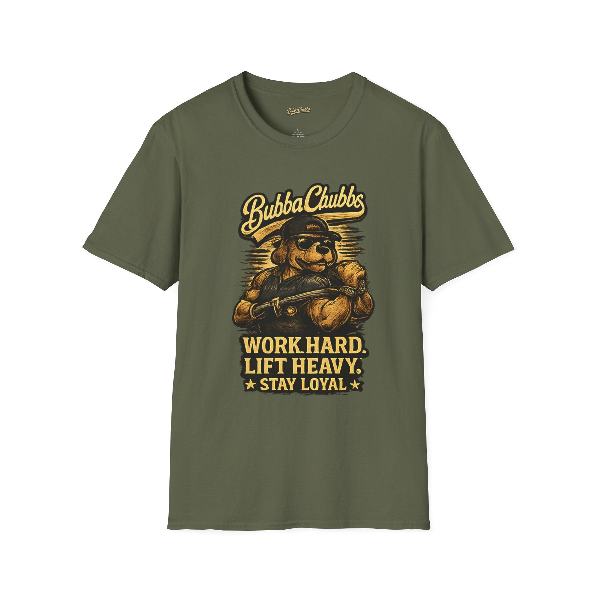 BubbaChubbs "Word Hard.Lift Heavy" T-Shirt