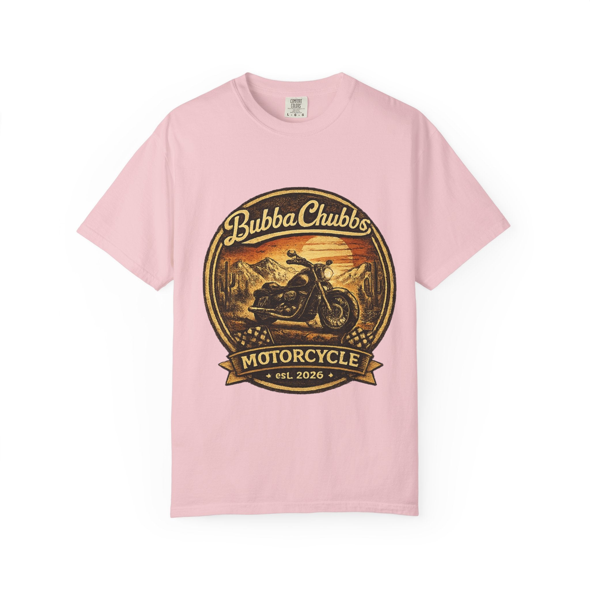 BubbaChubbs Tee —Motorcycle Main- Get Out, Stay Wild