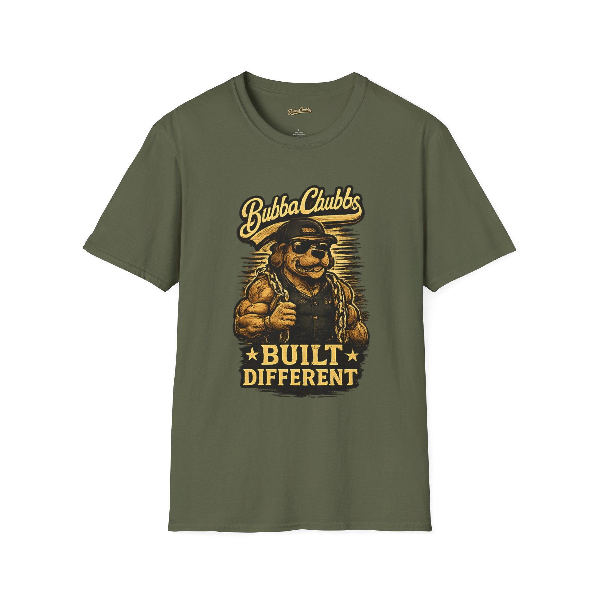 BubbaChubbs "Built Different" T-Shirt