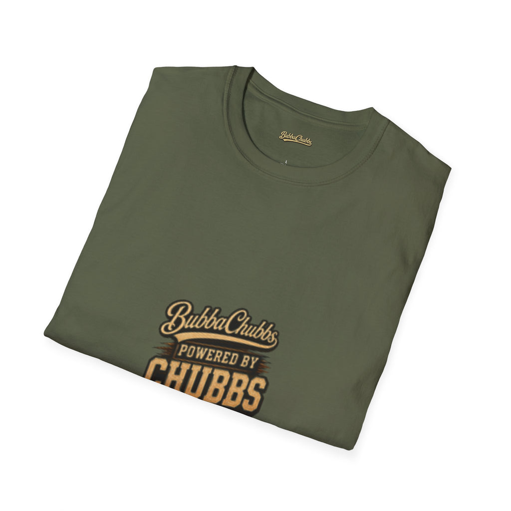 BubbaChubbs "Powered by Chubbs Built" T-Shirt
