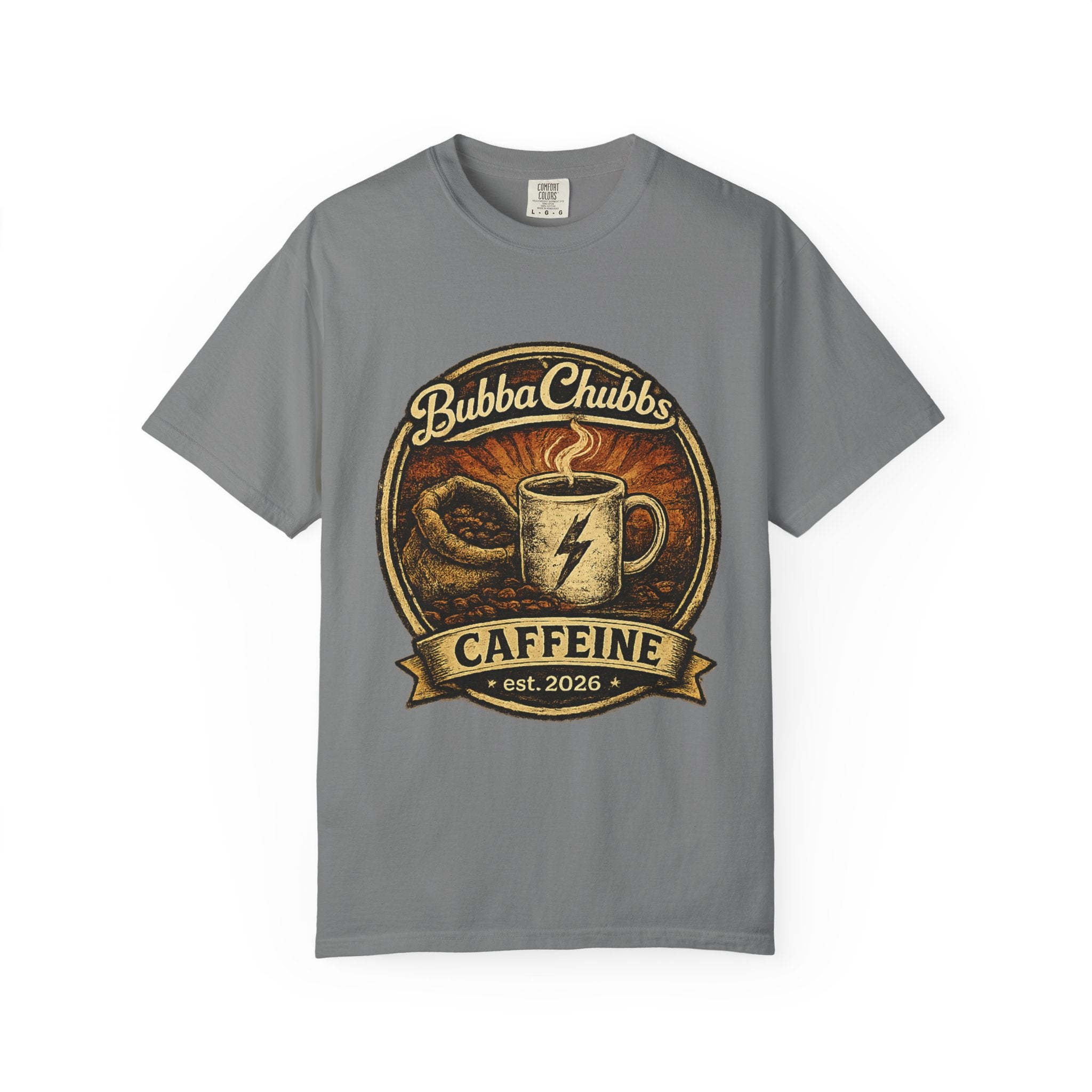 BubbaChubbs Tee -Coffee Jolt - Get Out, Stay Wild