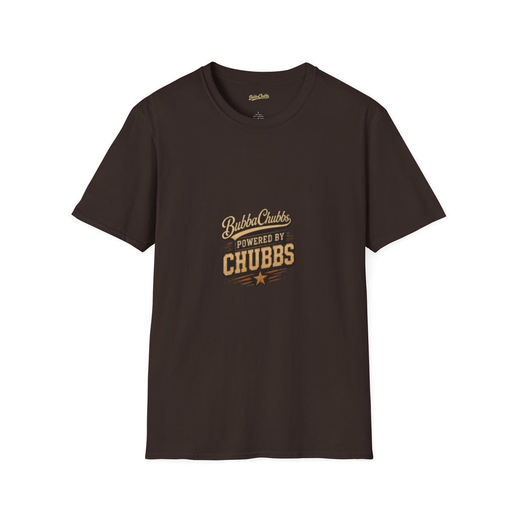 BubbaChubbs "Powered by Chubbs Built" T-Shirt