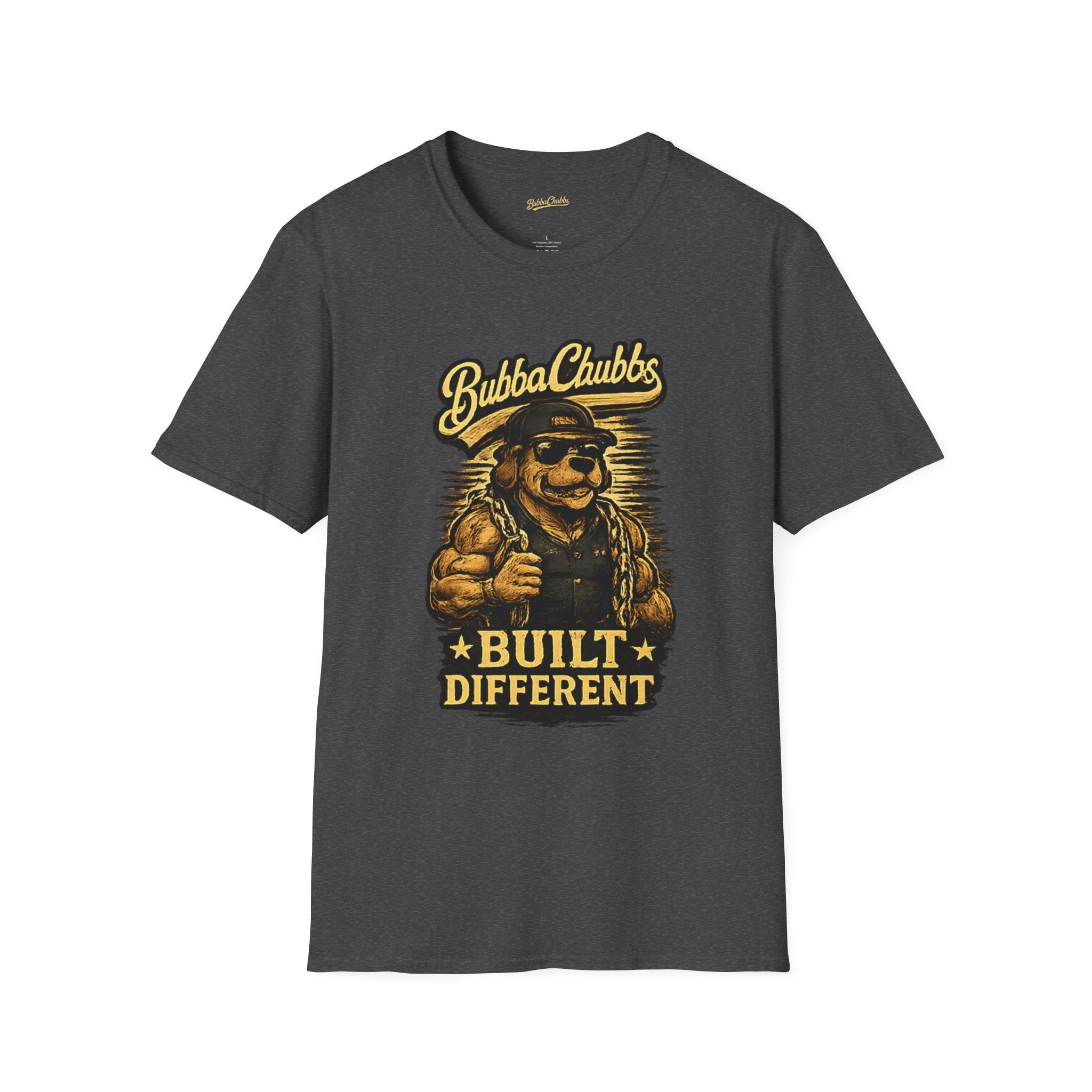 BubbaChubbs "Built Different" T-Shirt