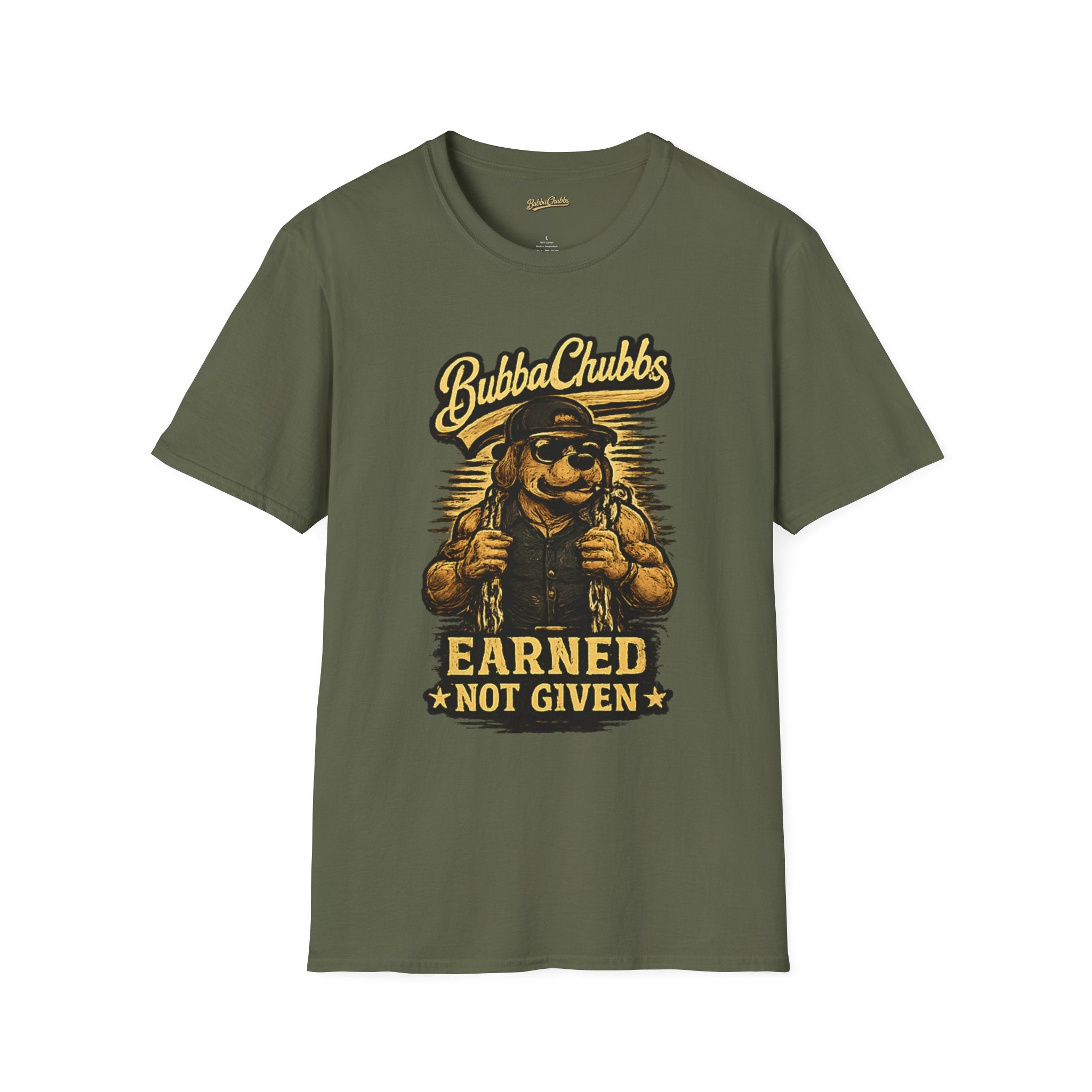 BubbaChubbs "Earned" T-Shirt