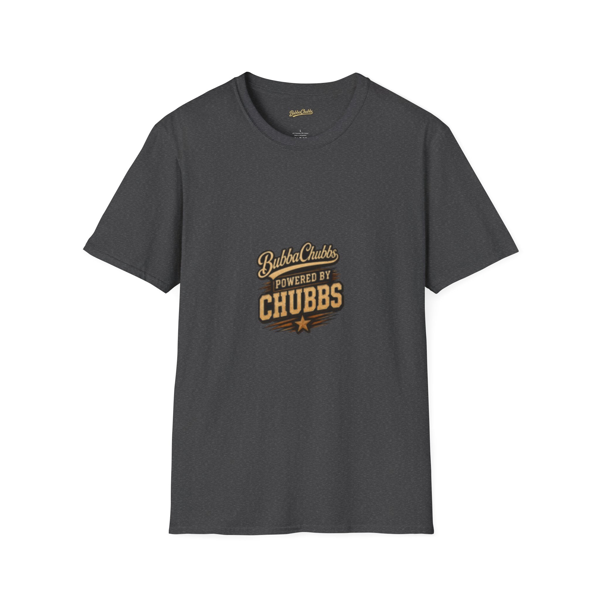BubbaChubbs "Powered by Chubbs Built" T-Shirt