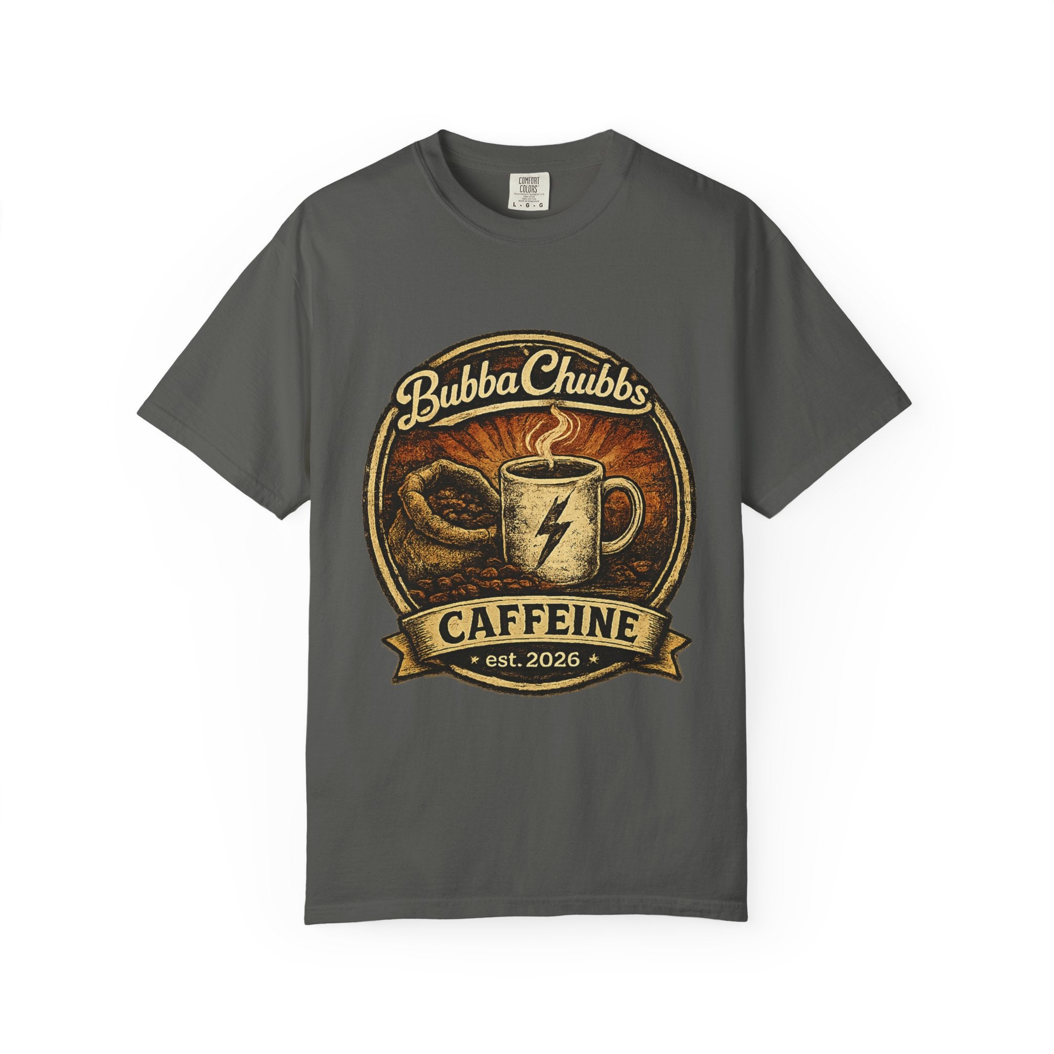 BubbaChubbs Tee -Coffee Jolt - Get Out, Stay Wild
