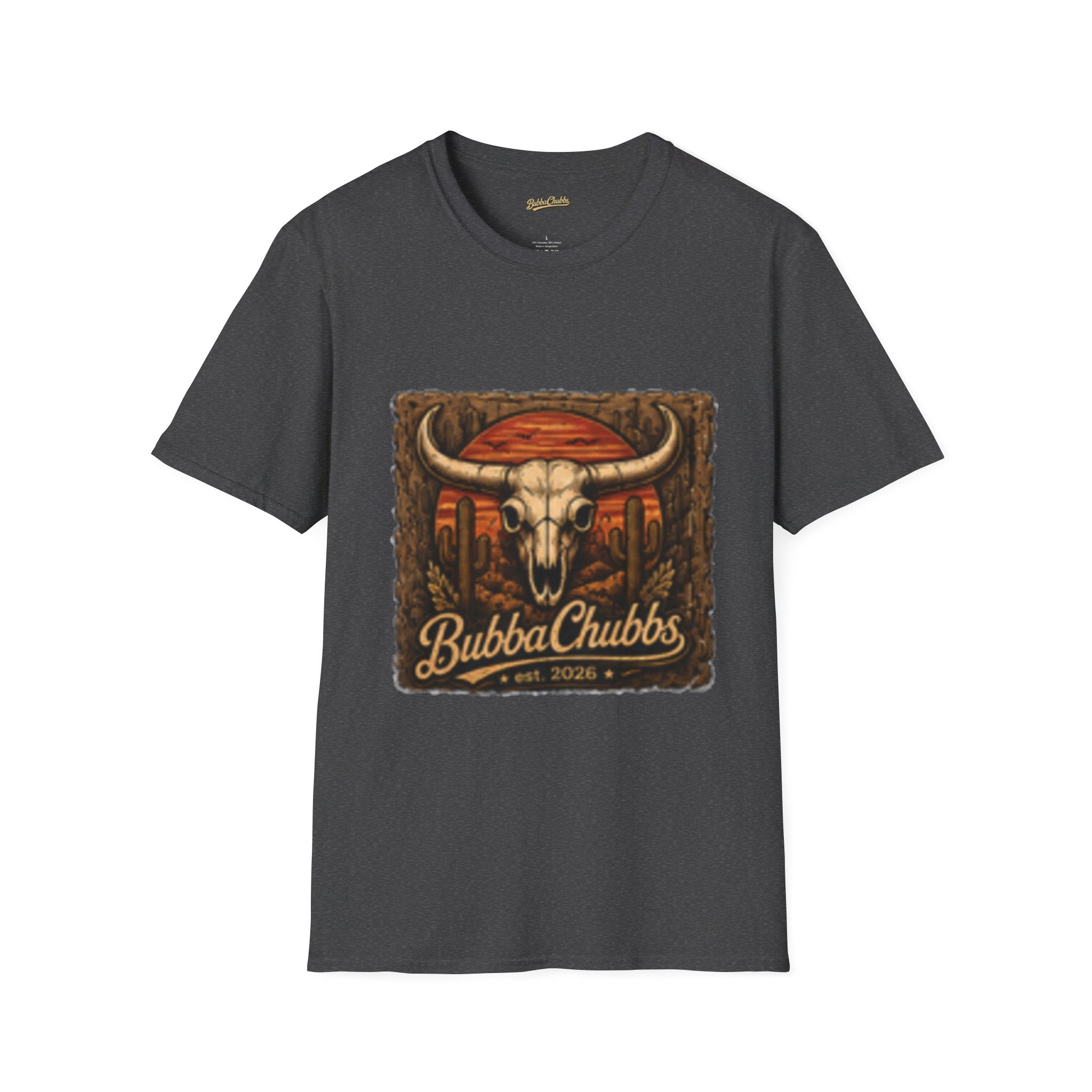 BubbaChubbs Desert Skull Logo T-Shirt