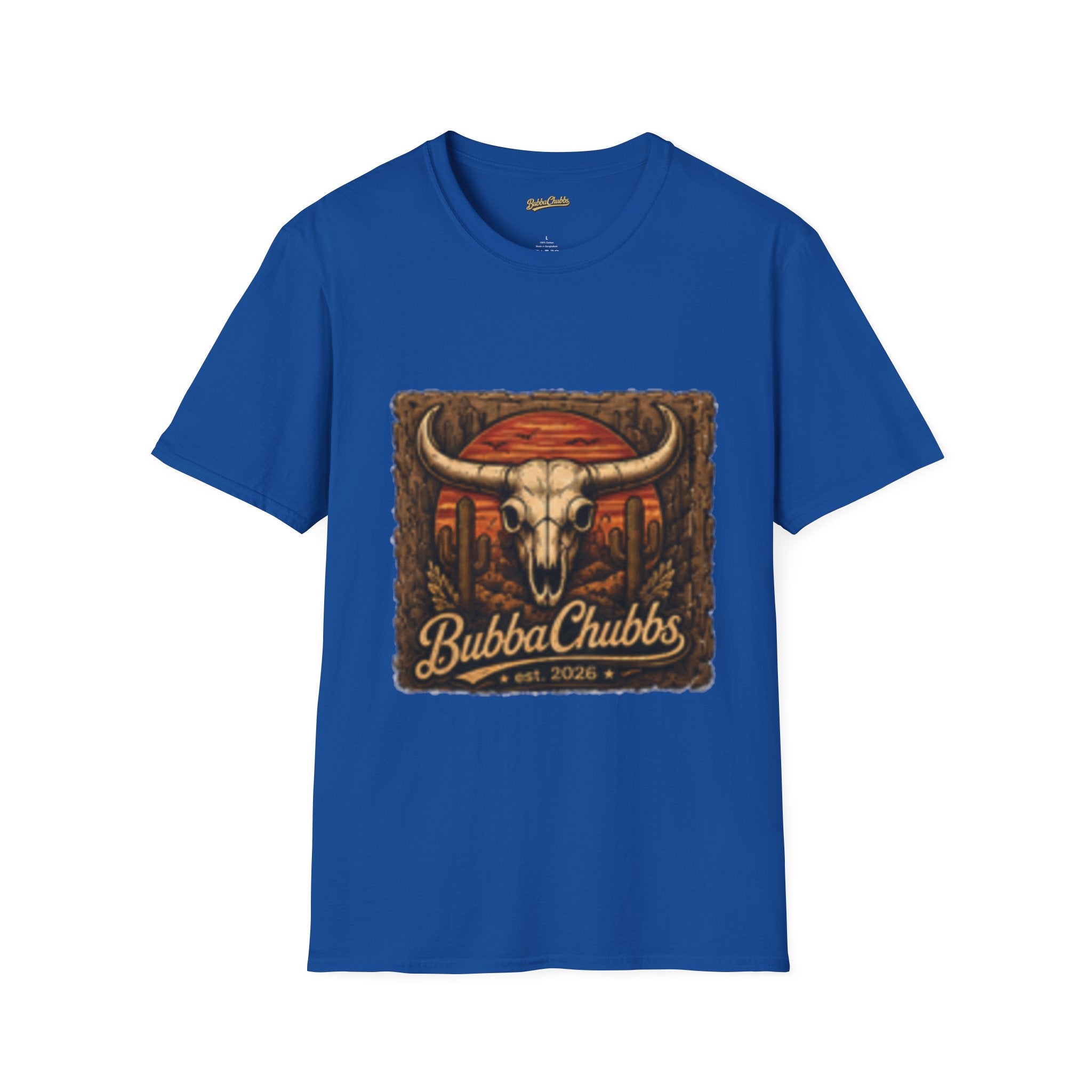 BubbaChubbs Desert Skull Logo T-Shirt