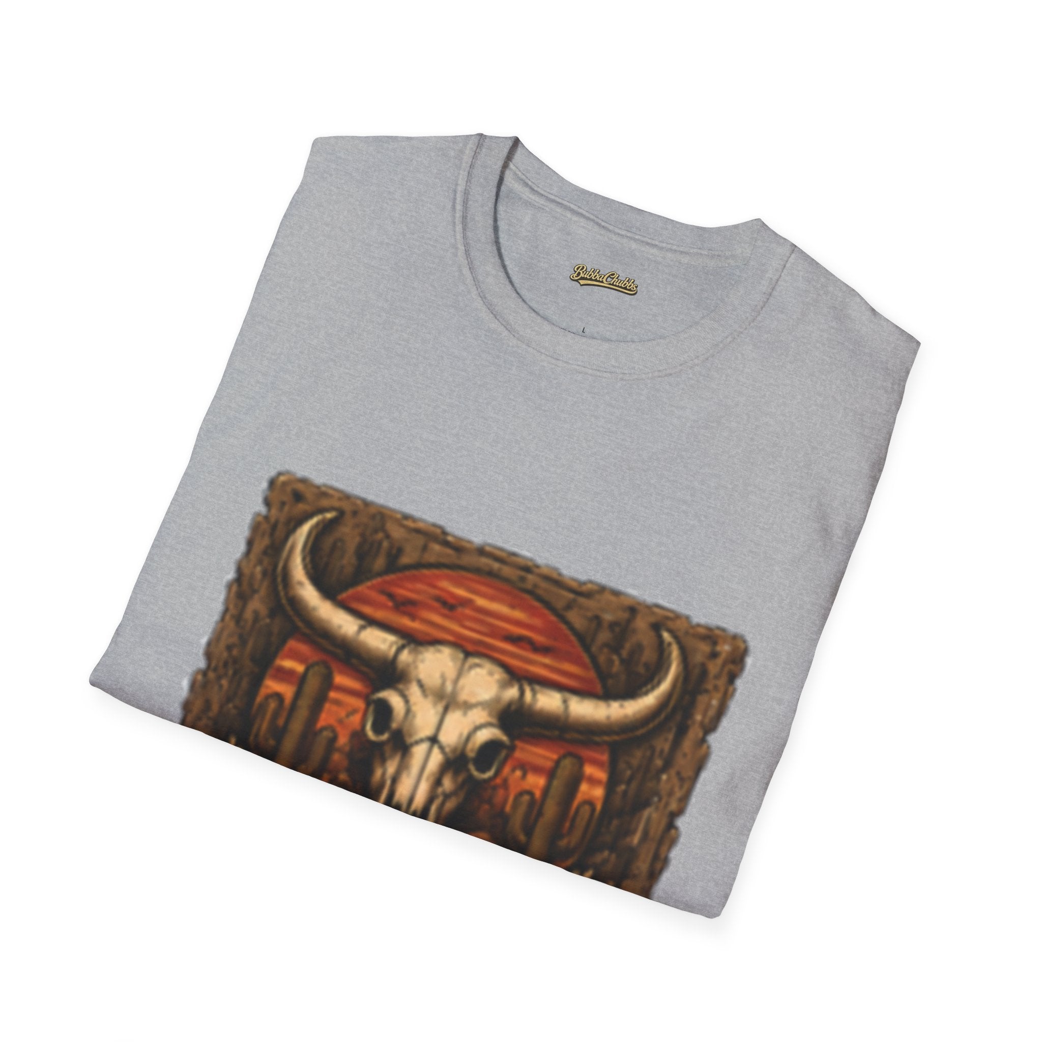 BubbaChubbs Desert Skull Logo T-Shirt